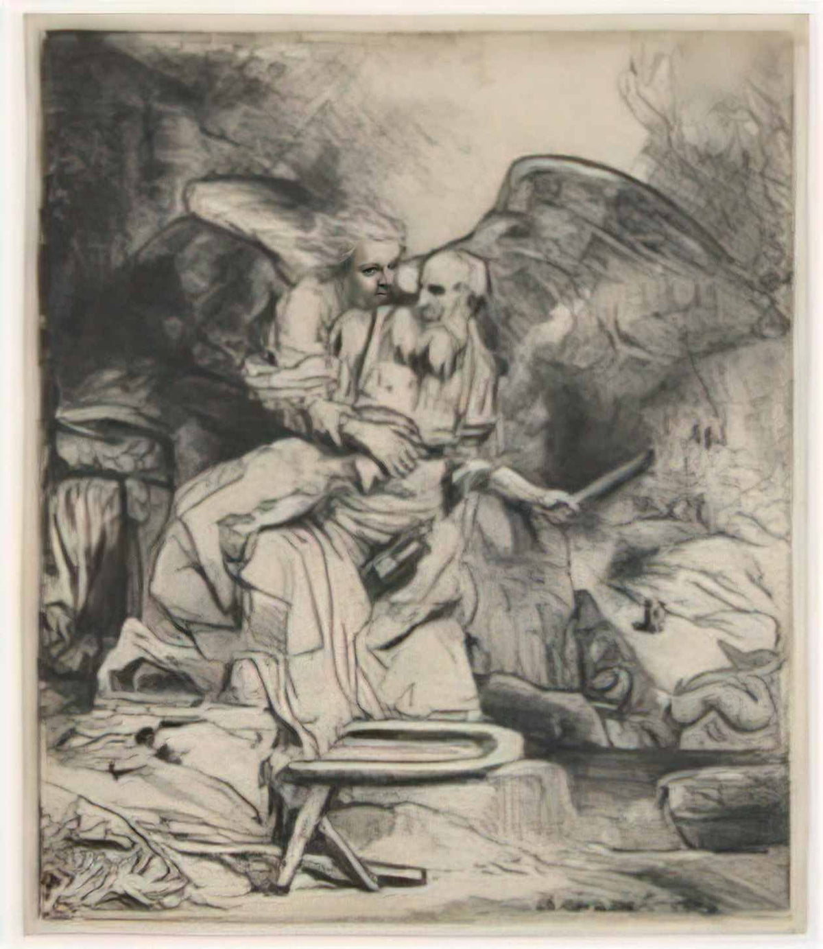Rembrandt abraham s sacrifice 1655 Art A4 Photo Print