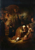 Rembrandt adoration of the magi 1 A4 Photo Print