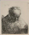 Rembrandt an old man with a large beard 1630 Art A4 Photo Print
