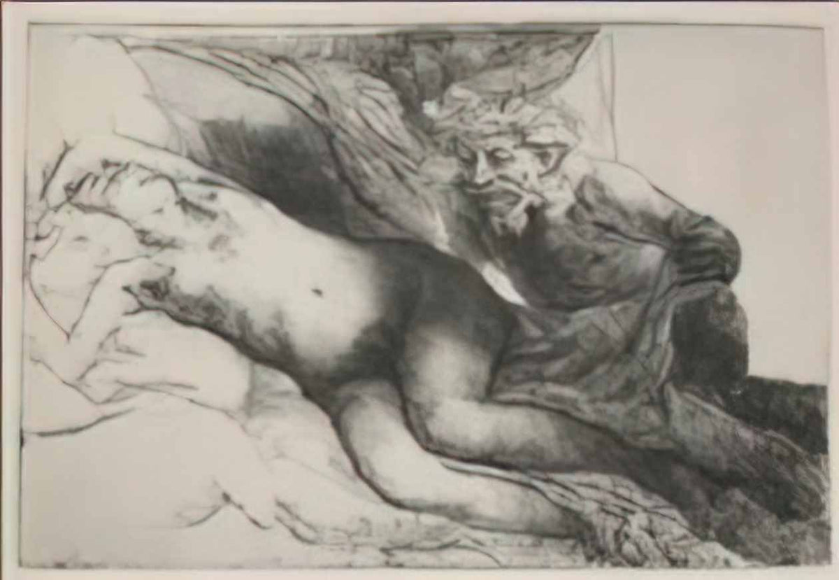 Rembrandt antiope and jupiter 1659 Art A4 Photo Print