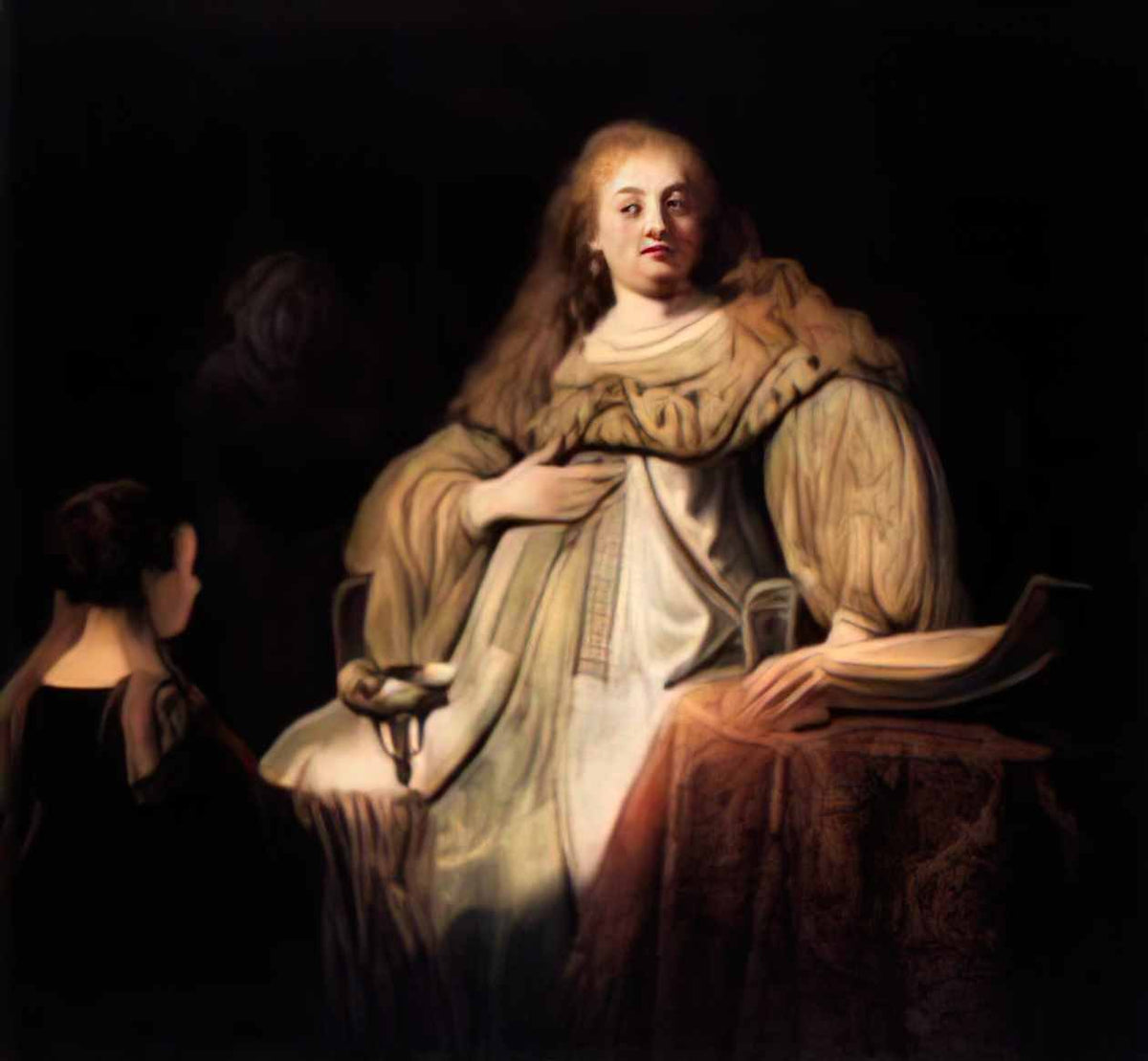 Rembrandt artemisia 1634 Art A4 Photo Print