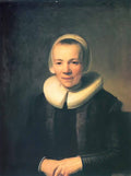 Rembrandt baerte martens wife of herman doomer Art A4 Photo Print
