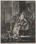 Rembrandt christ before pilate 1636 Art A4 Photo Print