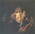 Rembrandt christ resurected 1634 Art A4 Photo Print
