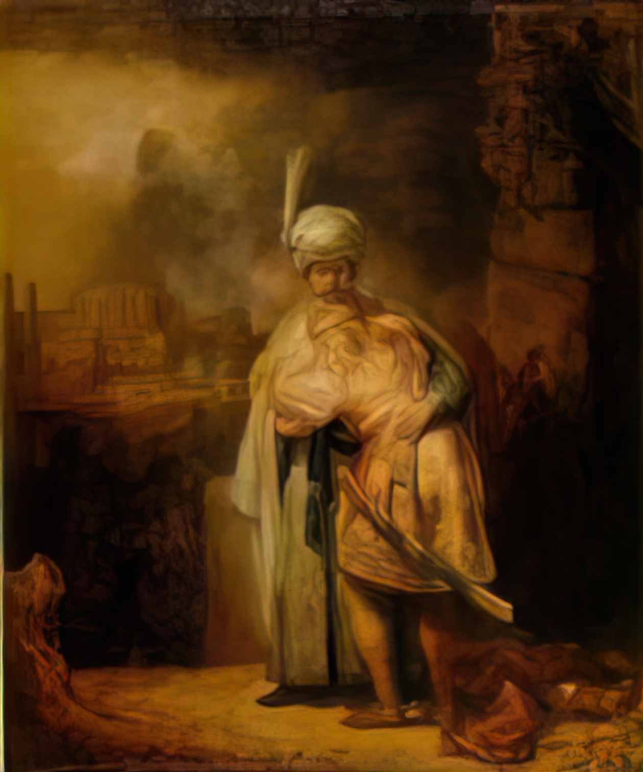 Rembrandt david and jonathan 1642 Art A4 Photo Print