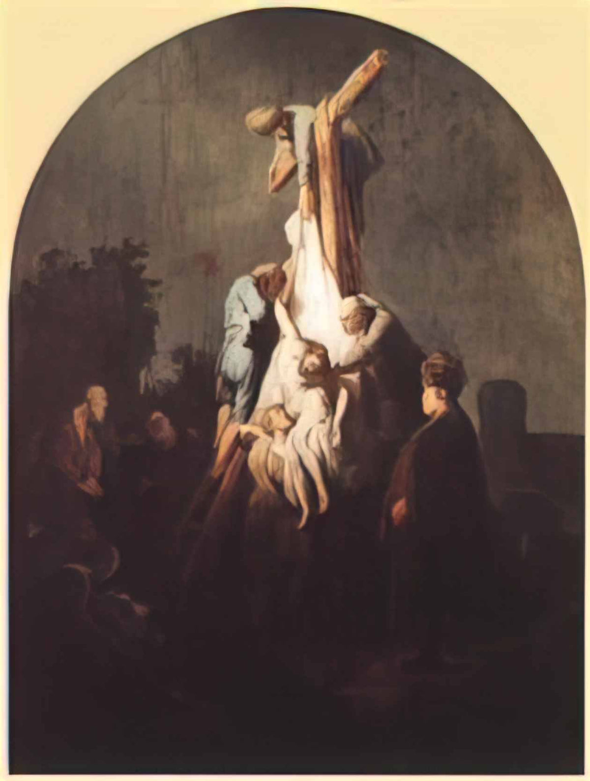 Rembrandt deposition from the cross 1634 Art A4 Photo Print