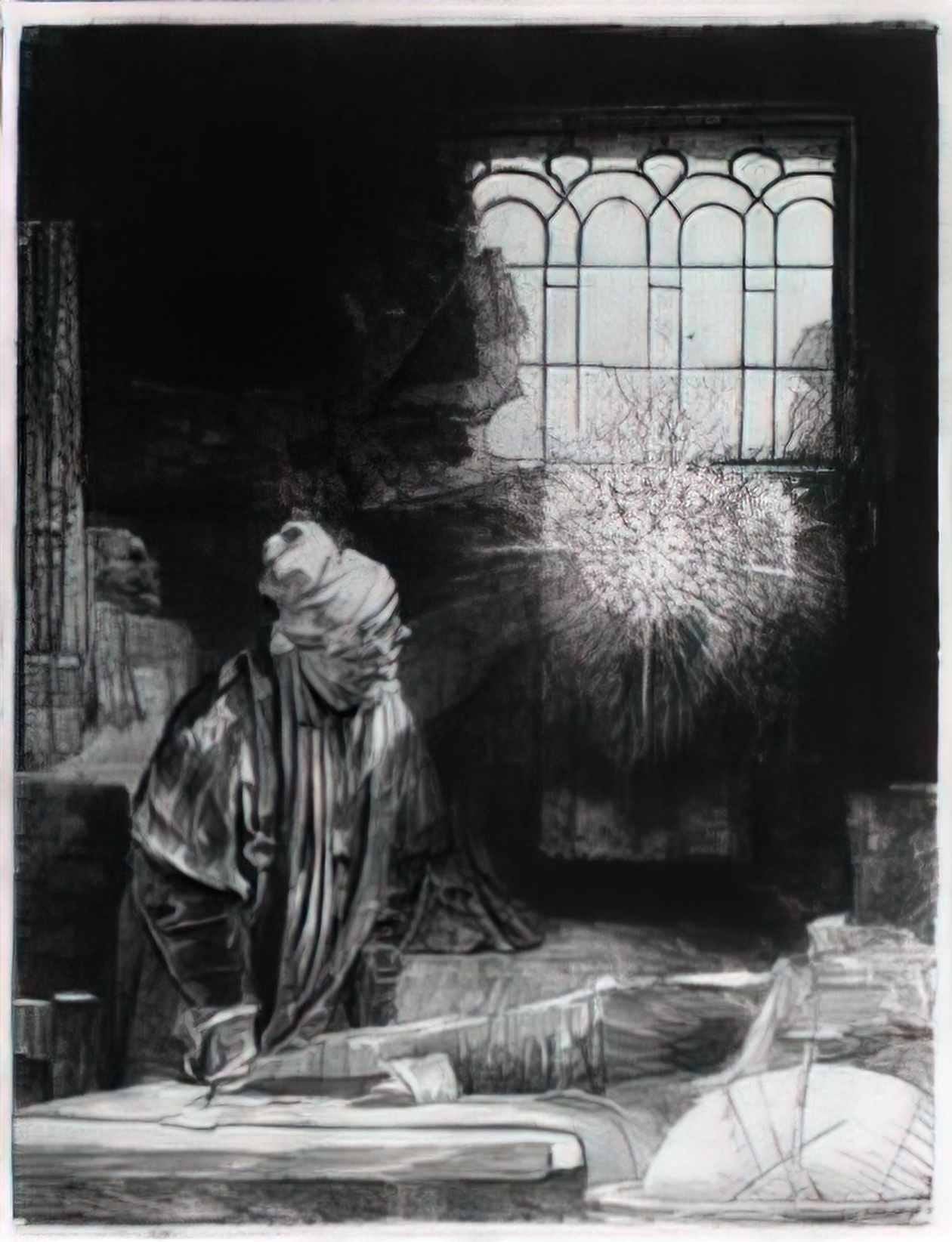 Rembrandt faust Art A4 Photo Print