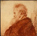 Rembrandt head of an old man Art A4 Photo Print