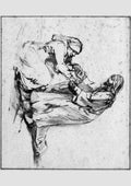 Rembrandt healing of peters mother in law BW A4 Photo Print