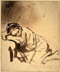 Rembrandt hendrickje sleeping Art A4 Photo Print