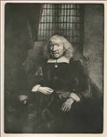 Rembrandt jacob haring portrait the old haring 1655 Art A4 Photo Print