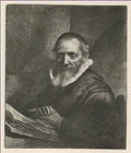 Rembrandt jan cornelis sylvius 1634 Art A4 Photo Print