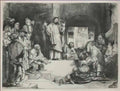 Rembrandt jesus preaching called the la tombe 1652 Art A4 Photo Print