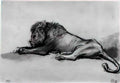 Rembrandt lion resting 1652 1 Art A4 Photo Print