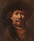 Rembrandt little self portrait 1658 Art A4 Photo Print
