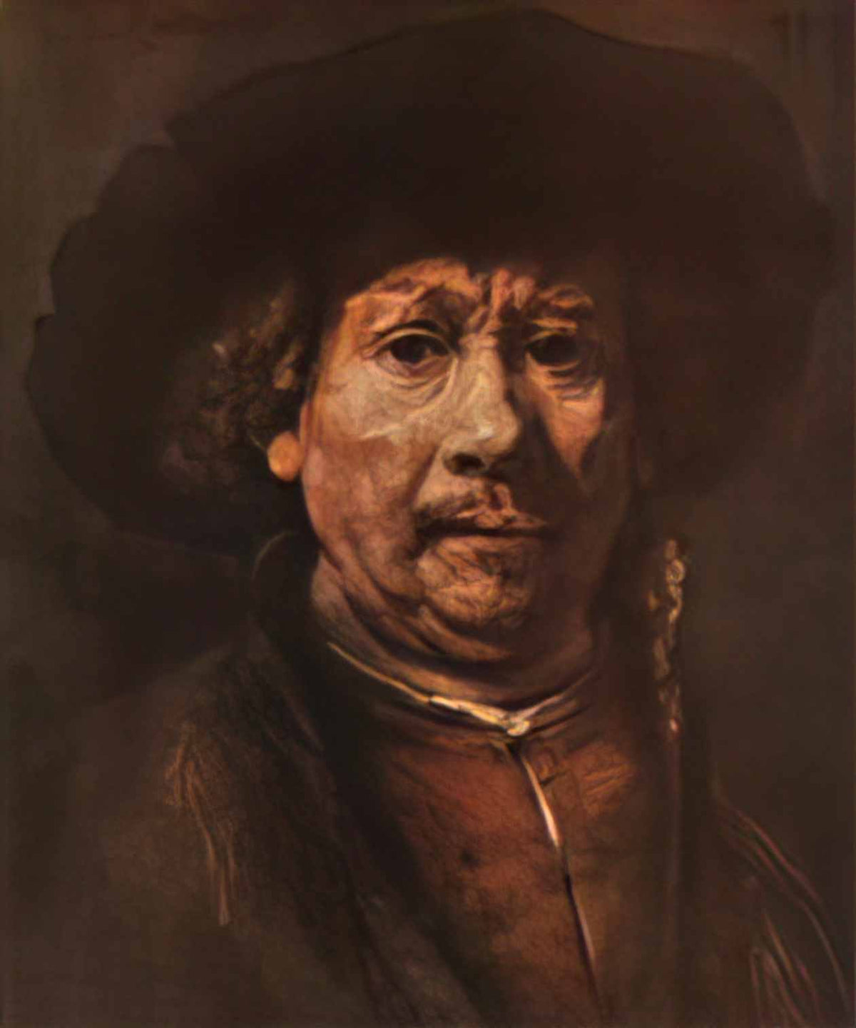 Rembrandt little self portrait 1658 Art A4 Photo Print