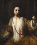 Rembrandt lucretia 1666 Art A4 Photo Print
