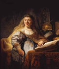 Rembrandt minerva 1635 Art A4 Photo Print