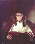 Rembrandt old woman reading Art A4 Photo Print