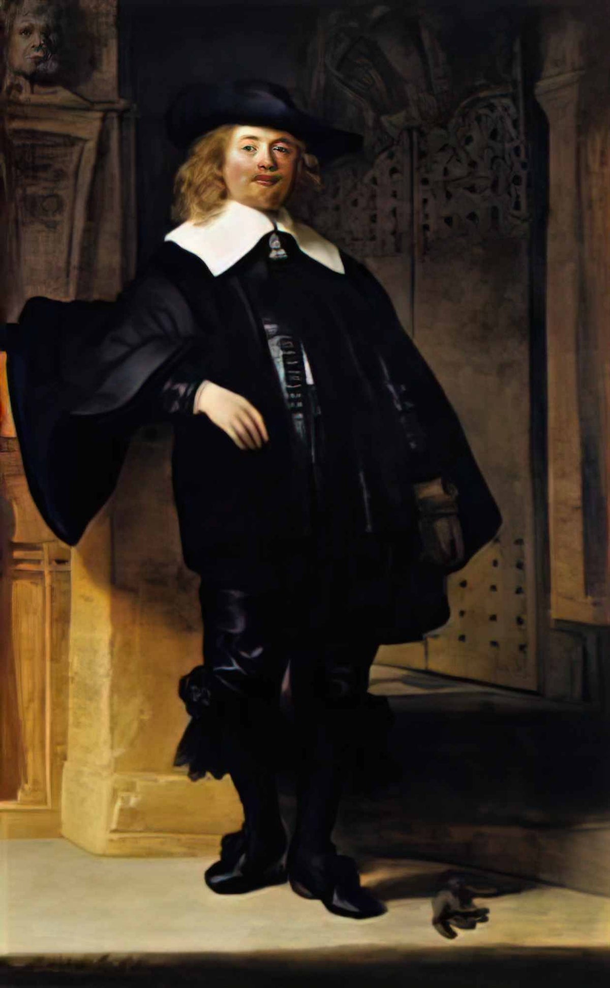 Rembrandt portrait of andries de graeff Art A4 Photo Print