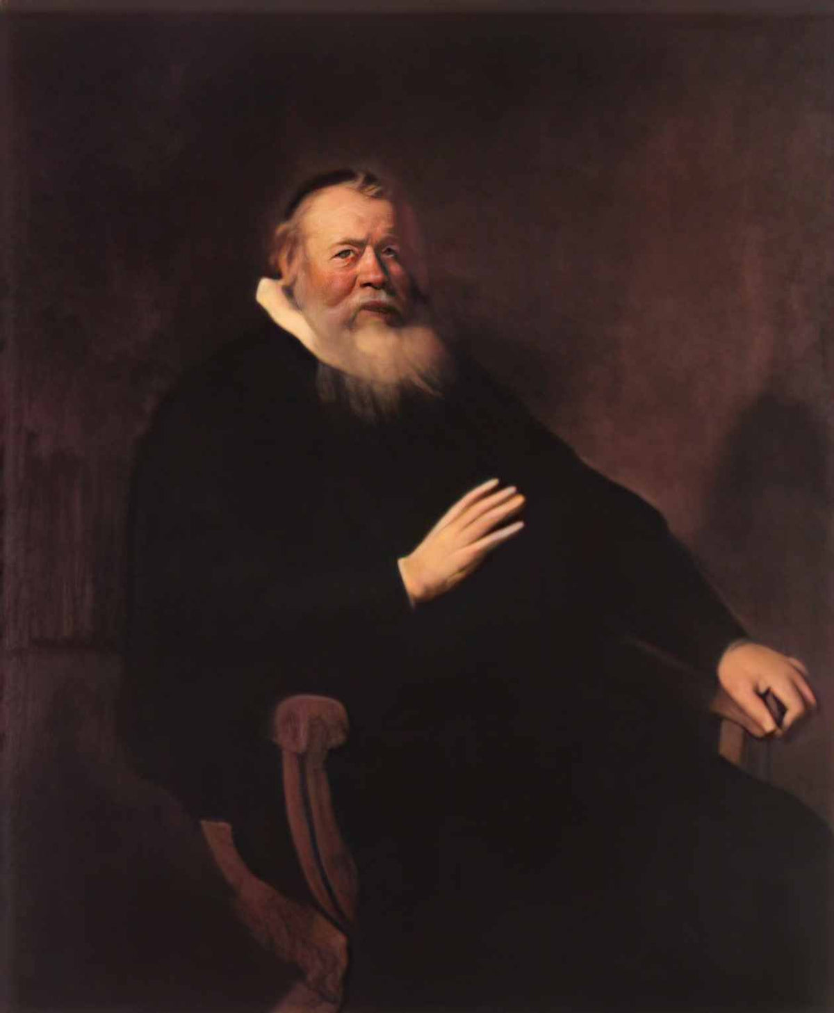 Rembrandt portrait of eleazer swalmius Art A4 Photo Print