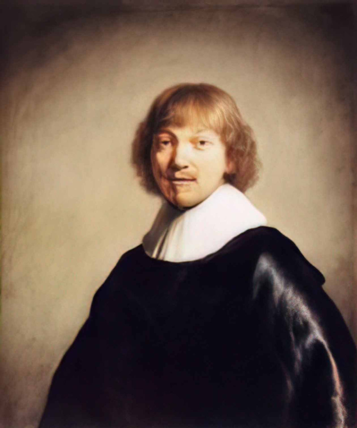 Rembrandt portrait of jacob iii de gheyn Art A4 Photo Print