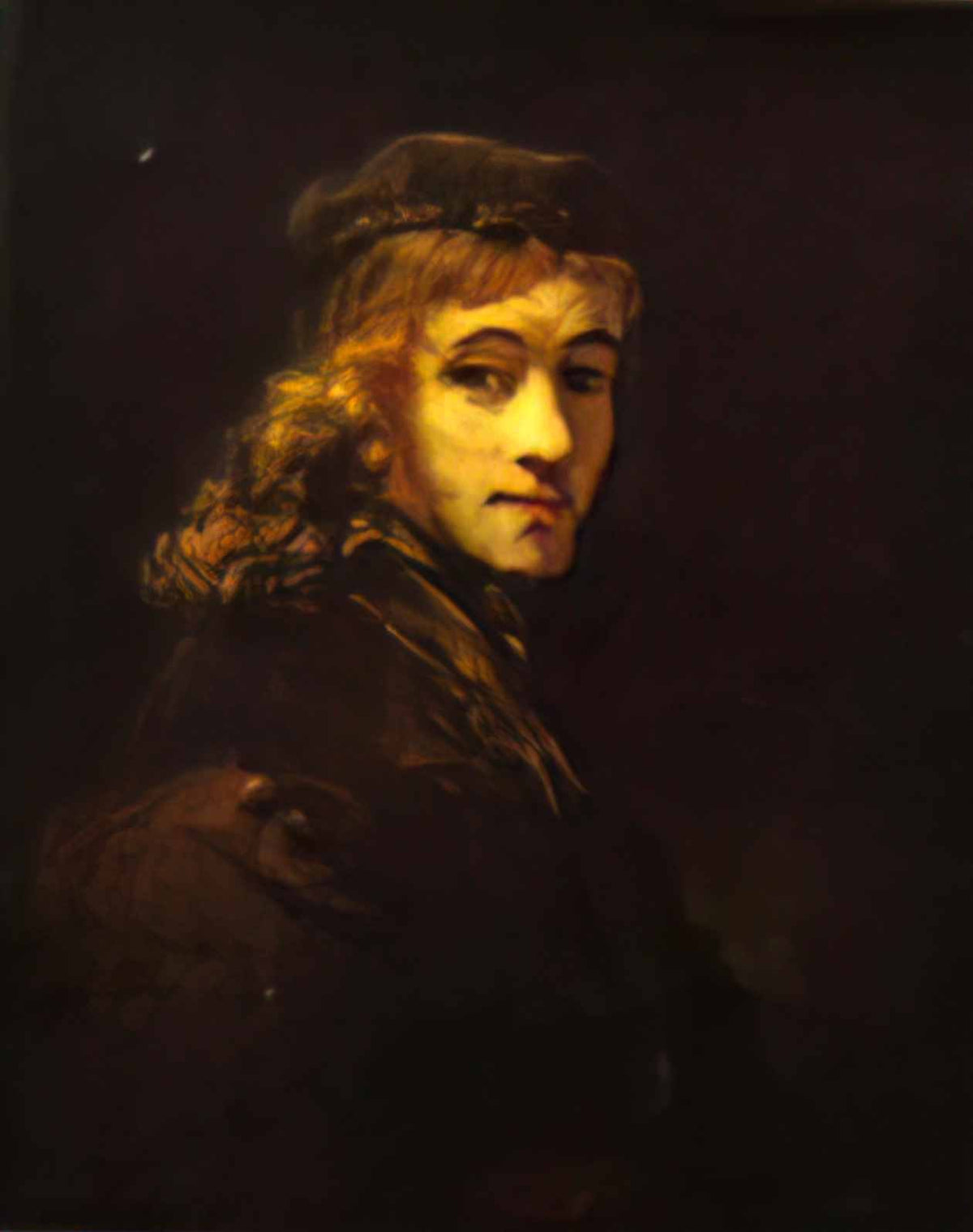 Rembrandt portrait of titus the artist s son Art A4 Photo Print