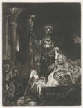 Rembrandt presentation in the temple 1654 Art A4 Photo Print