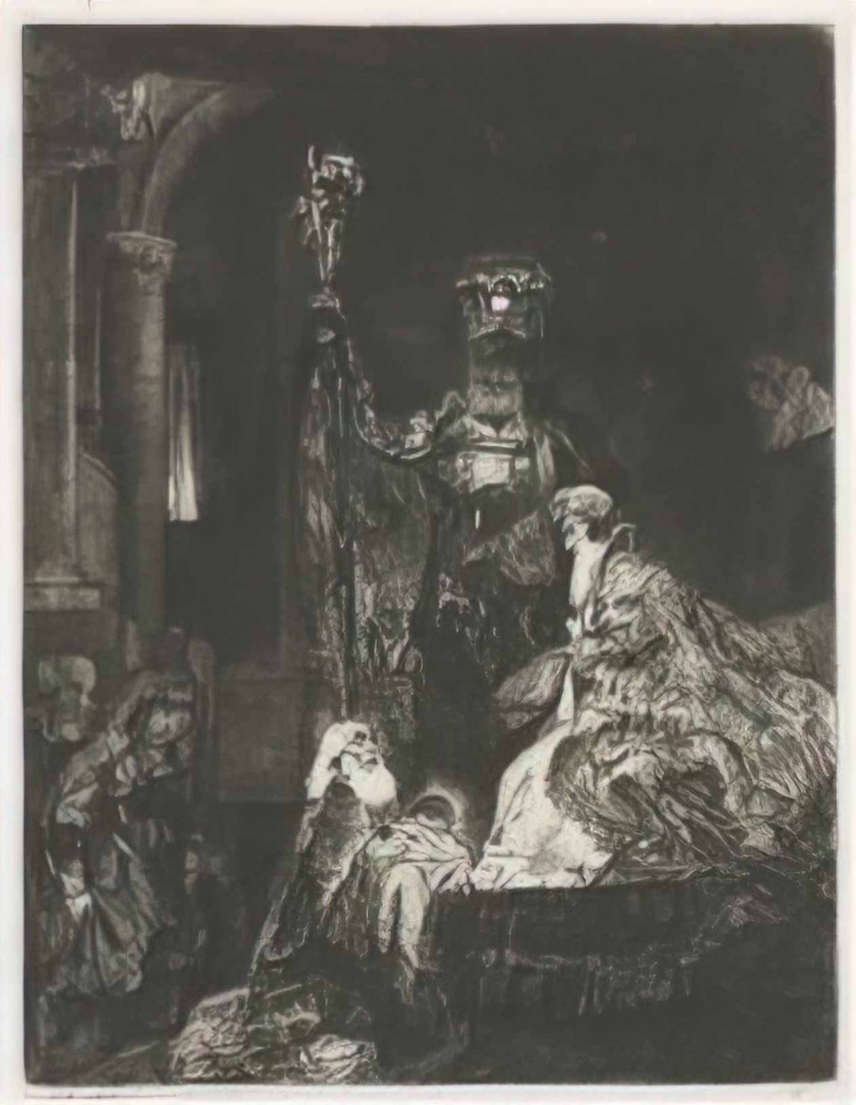Rembrandt presentation in the temple 1654 Art A4 Photo Print