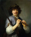 Rembrandt rembrandt as shepherd 1636 Art A4 Photo Print