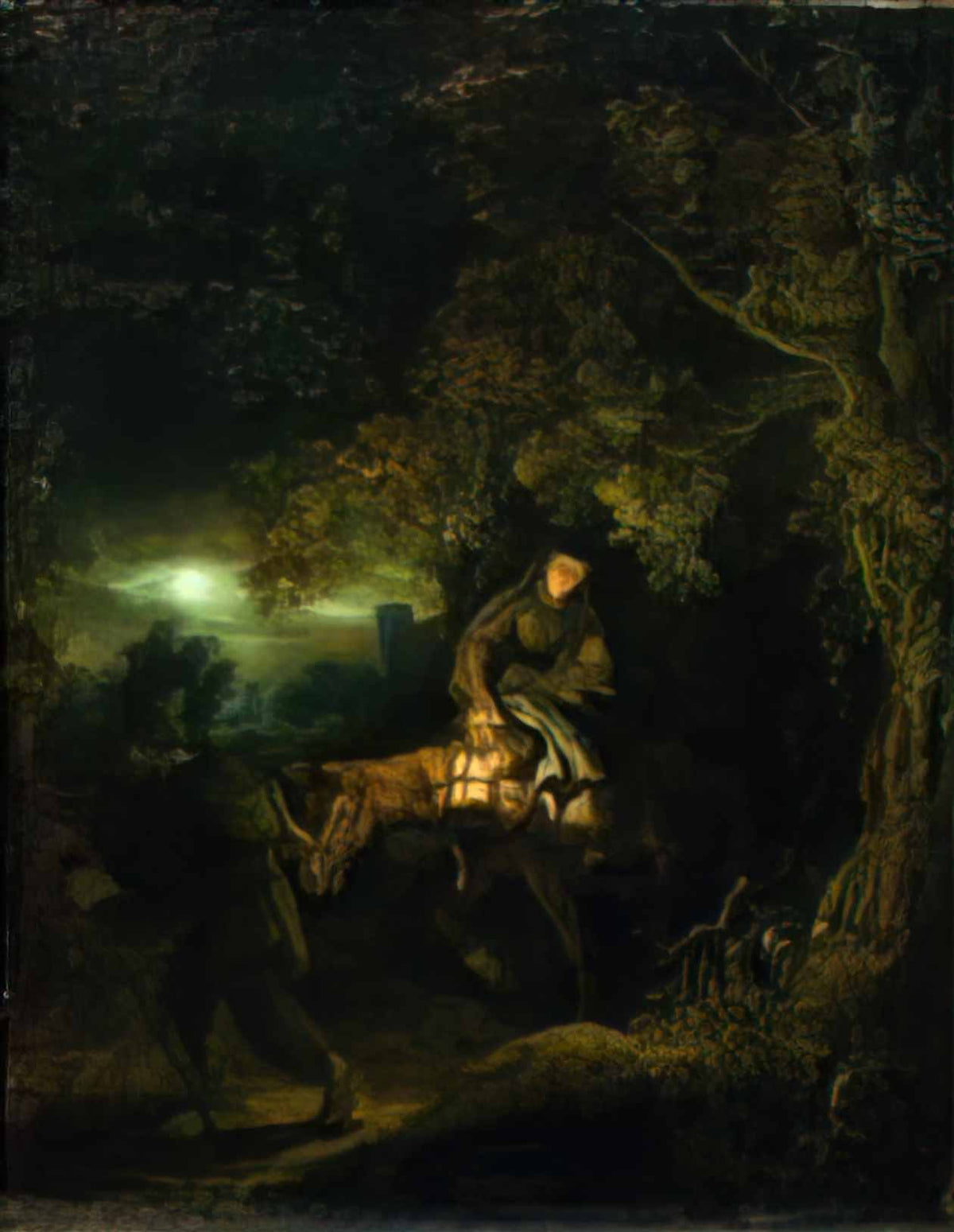 Rembrandt rembrandt the flight into egypt 1 Art A4 Photo Print