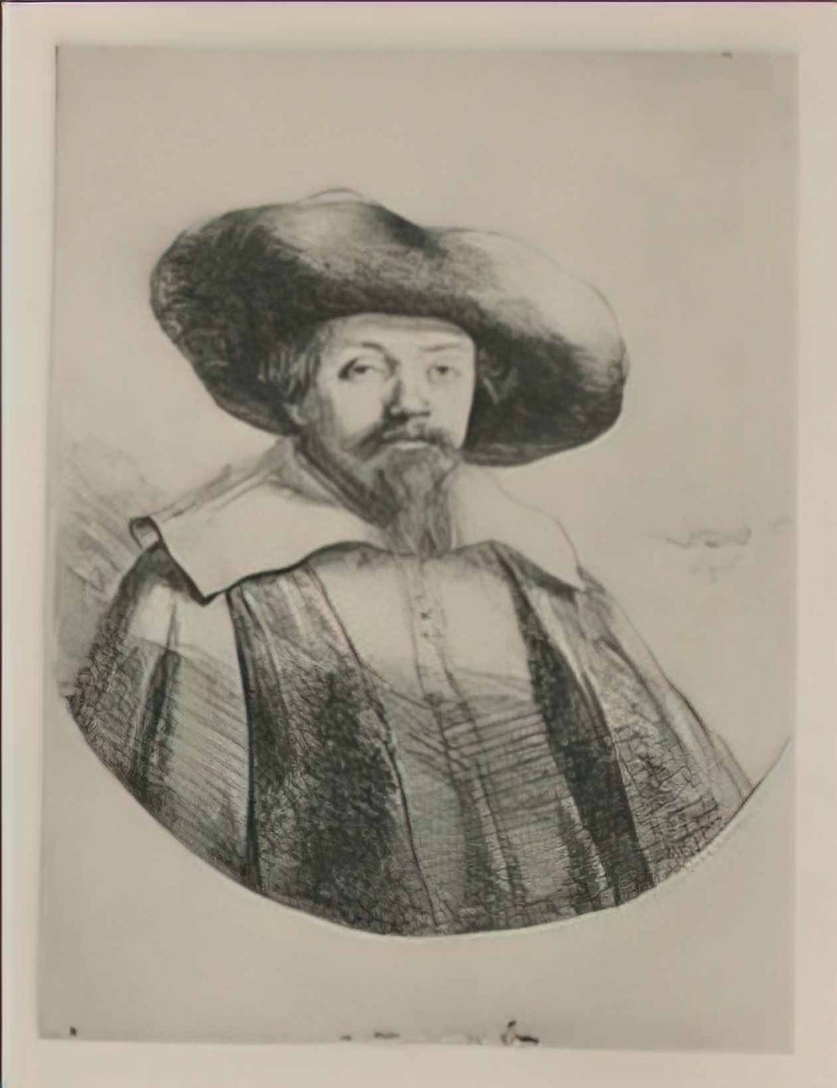 Rembrandt samuel menasseh ben israel 1636 Art A4 Photo Print