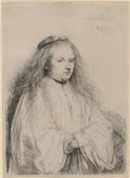 Rembrandt saskia as st catherine Art A4 Photo Print