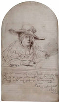 Rembrandt saskia in a straw hat 1633 Art A4 Photo Print