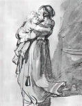 Rembrandt saskia with a child Art A4 Photo Print