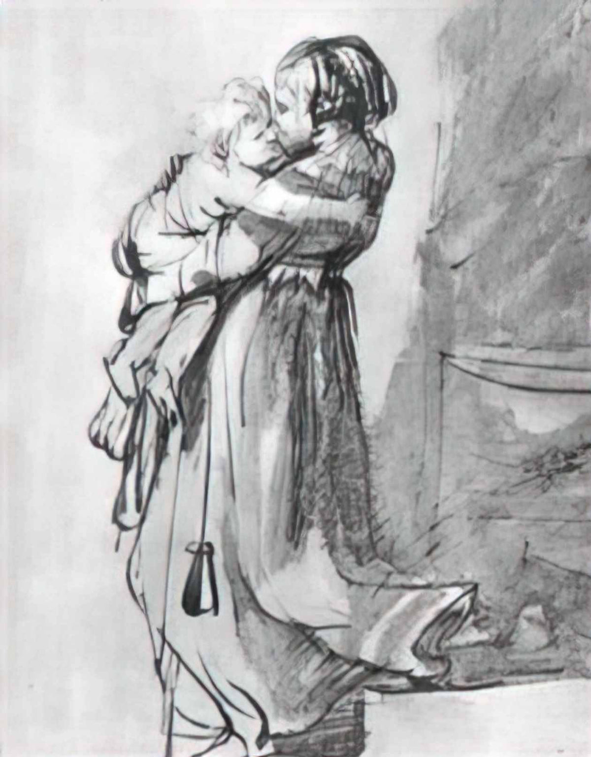 Rembrandt saskia with a child Art A4 Photo Print