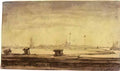 Rembrandt schellingwou seen from the diemerdijk Art A4 Photo Print