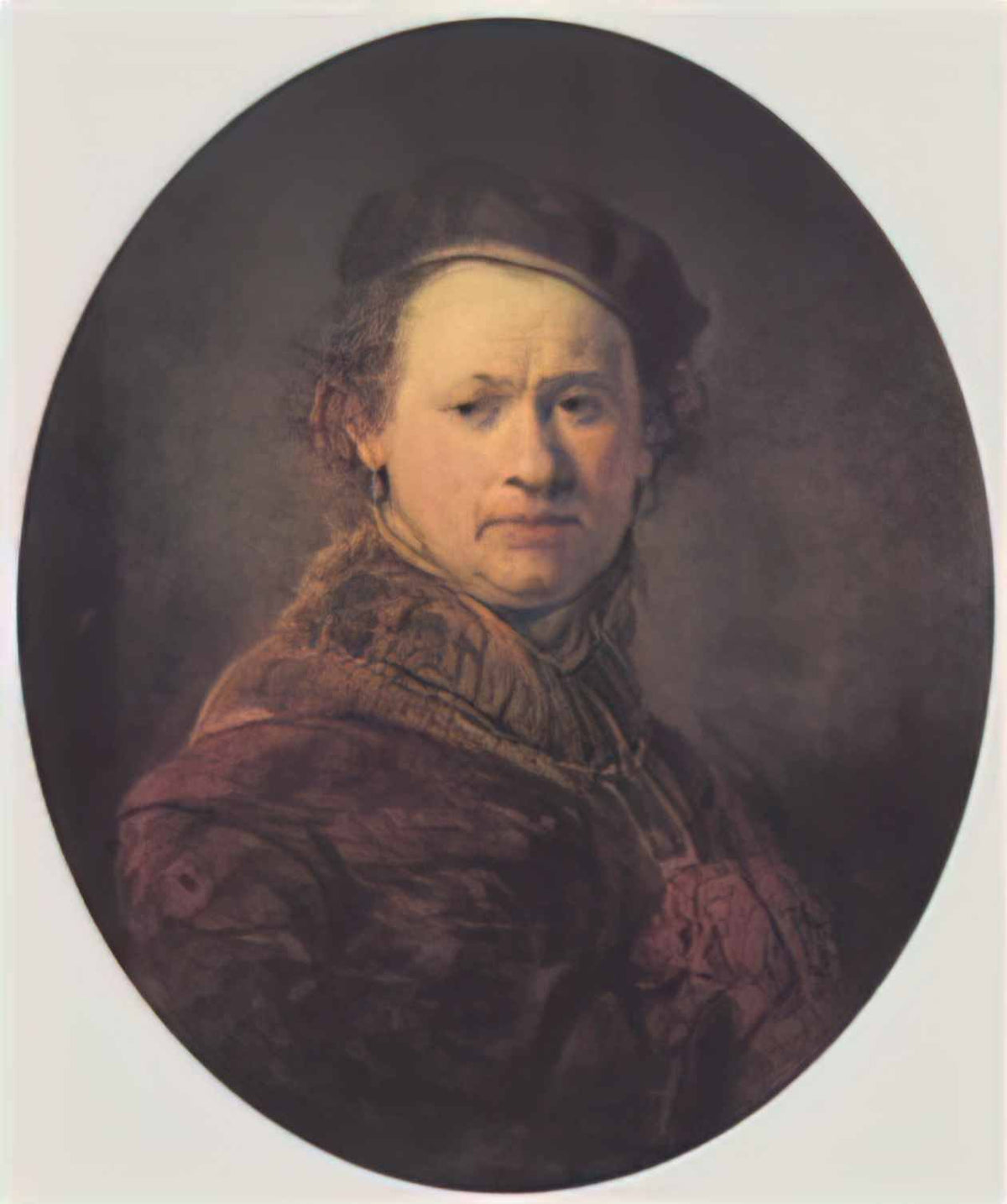 Rembrandt self portrait 1 Art A4 Photo Print