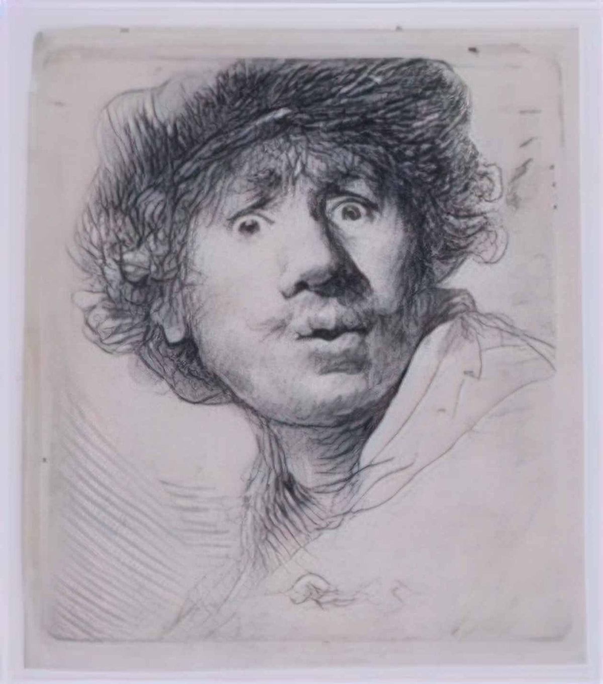 Rembrandt self portrait 1630 Art A4 Photo Print