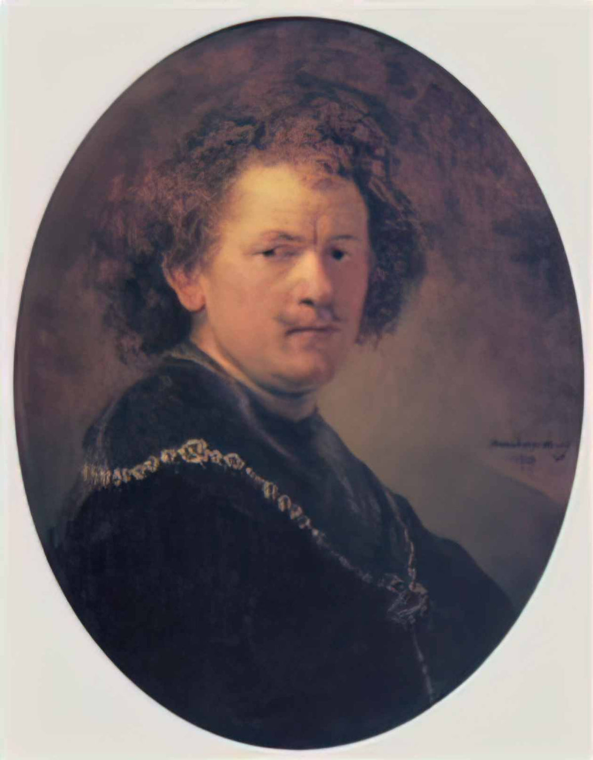 Rembrandt self portrait 1633 Art A4 Photo Print