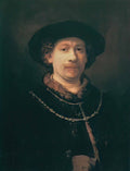 Rembrandt self portrait 1643 Art A4 Photo Print