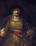 Rembrandt self portrait 1658 Art A4 Photo Print