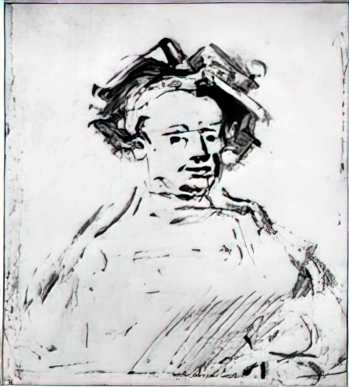 Rembrandt self portrait 1659 2 Art A4 Photo Print
