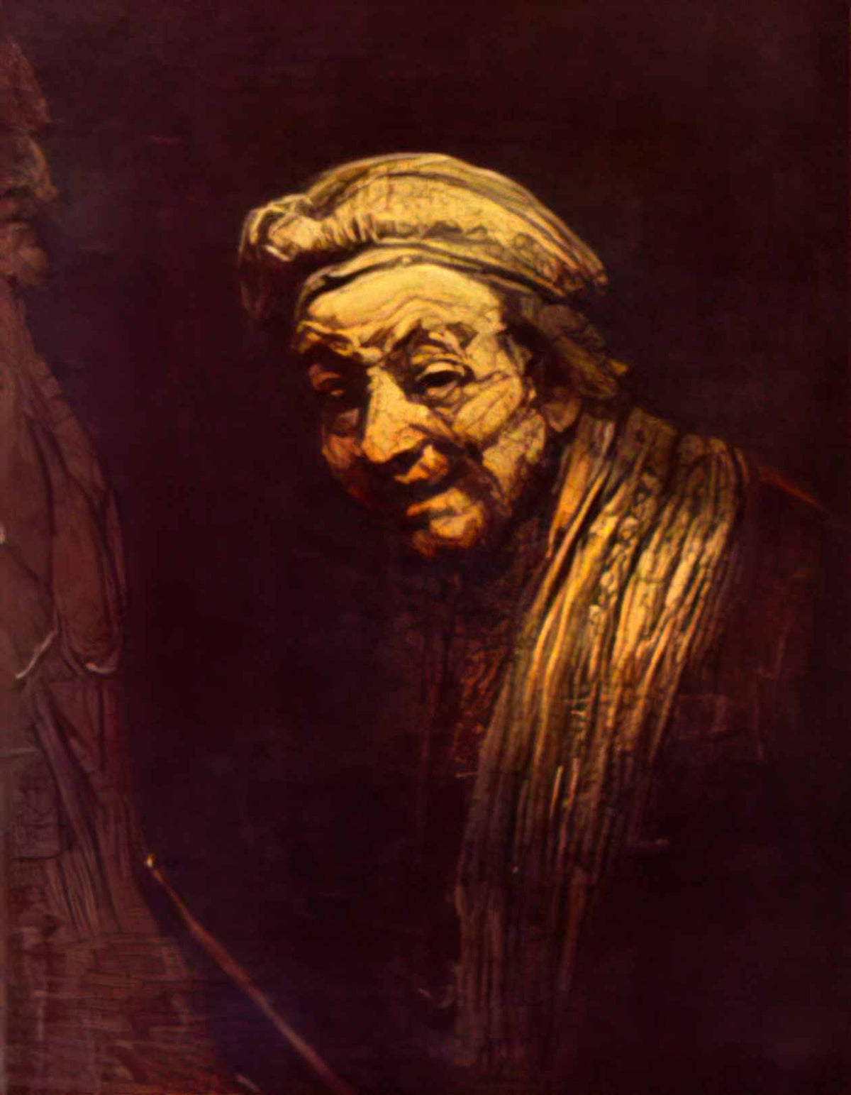 Rembrandt self portrait 1665 Art A4 Photo Print