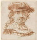 Rembrandt self portrait Art A4 Photo Print