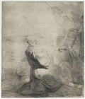Rembrandt st jerome kneeling 1630 Art A4 Photo Print