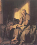 Rembrandt st paul in prison 1627 Art A4 Photo Print