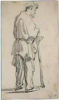 Rembrandt standing beggar turned to the right 1629 Art A4 Photo Print