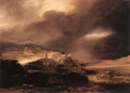 Rembrandt stormy landscape Art A4 Photo Print