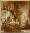 Rembrandt supper at emmaus 1649 Art A4 Photo Print